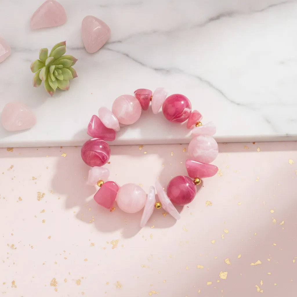 Elastic Beaded Bracelet