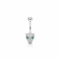 Green eye Belly Ring