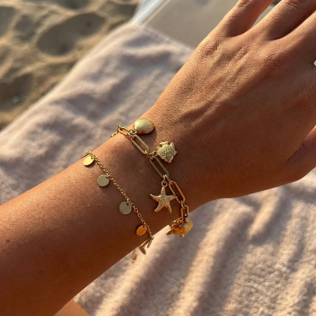Golden Tide Charm Bracelet