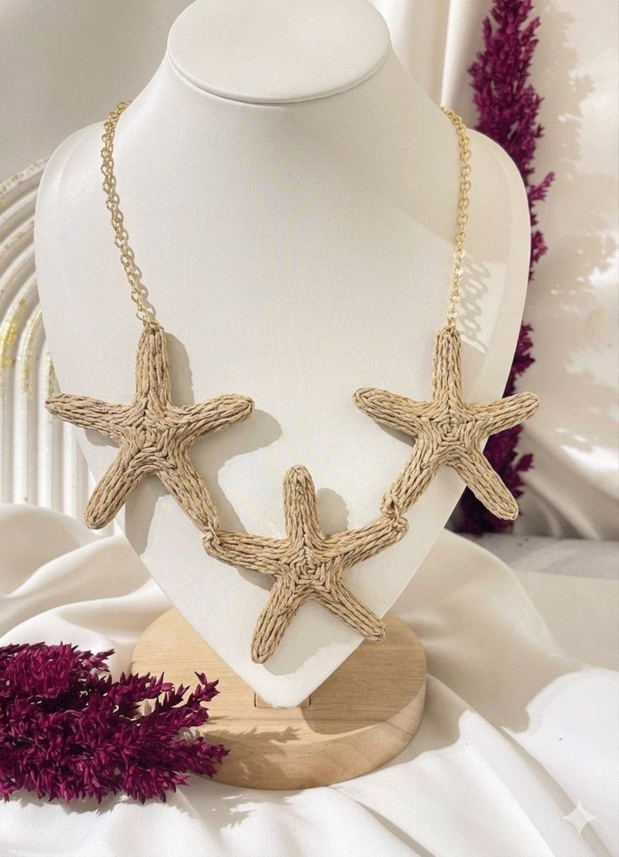 Starfish statement Necklace