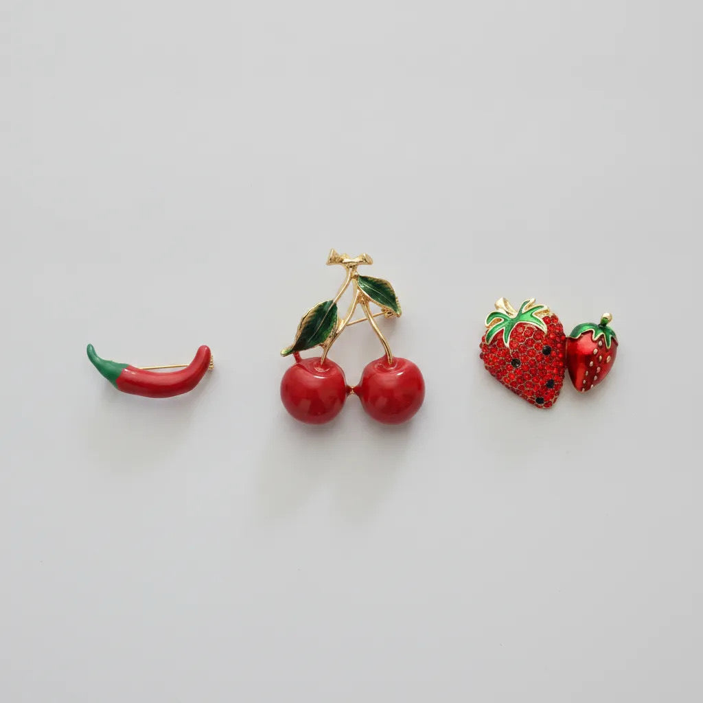 Cherry Delight Brooch