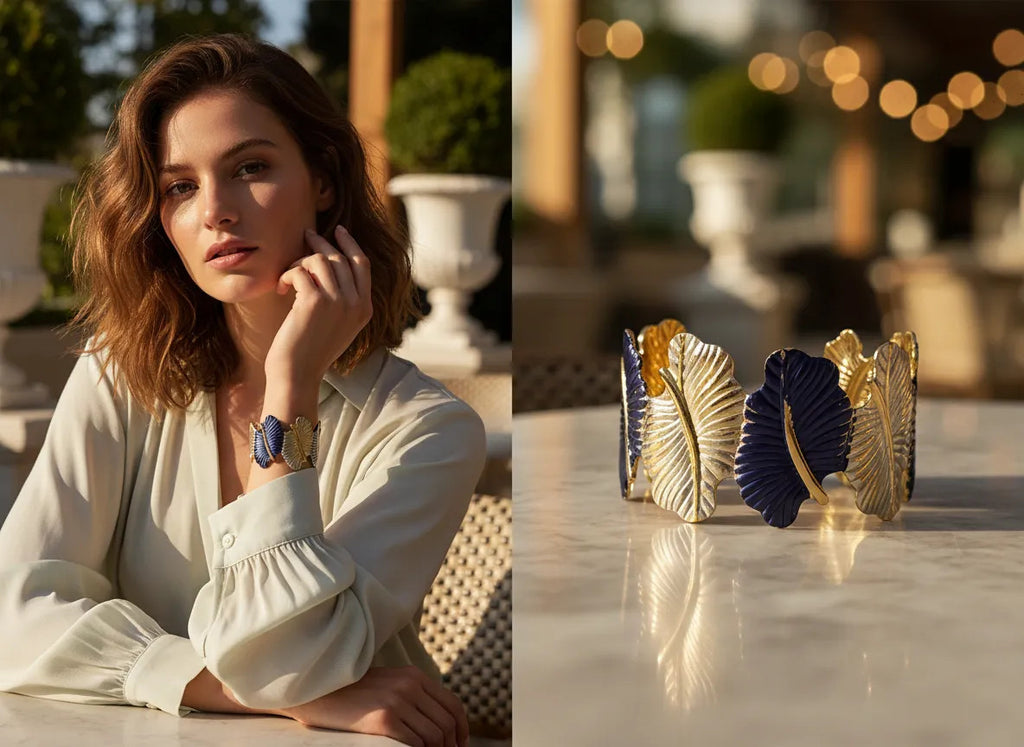 Ocean leaf Bangle