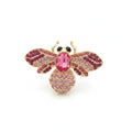 Blush Crystal Bee Brooch