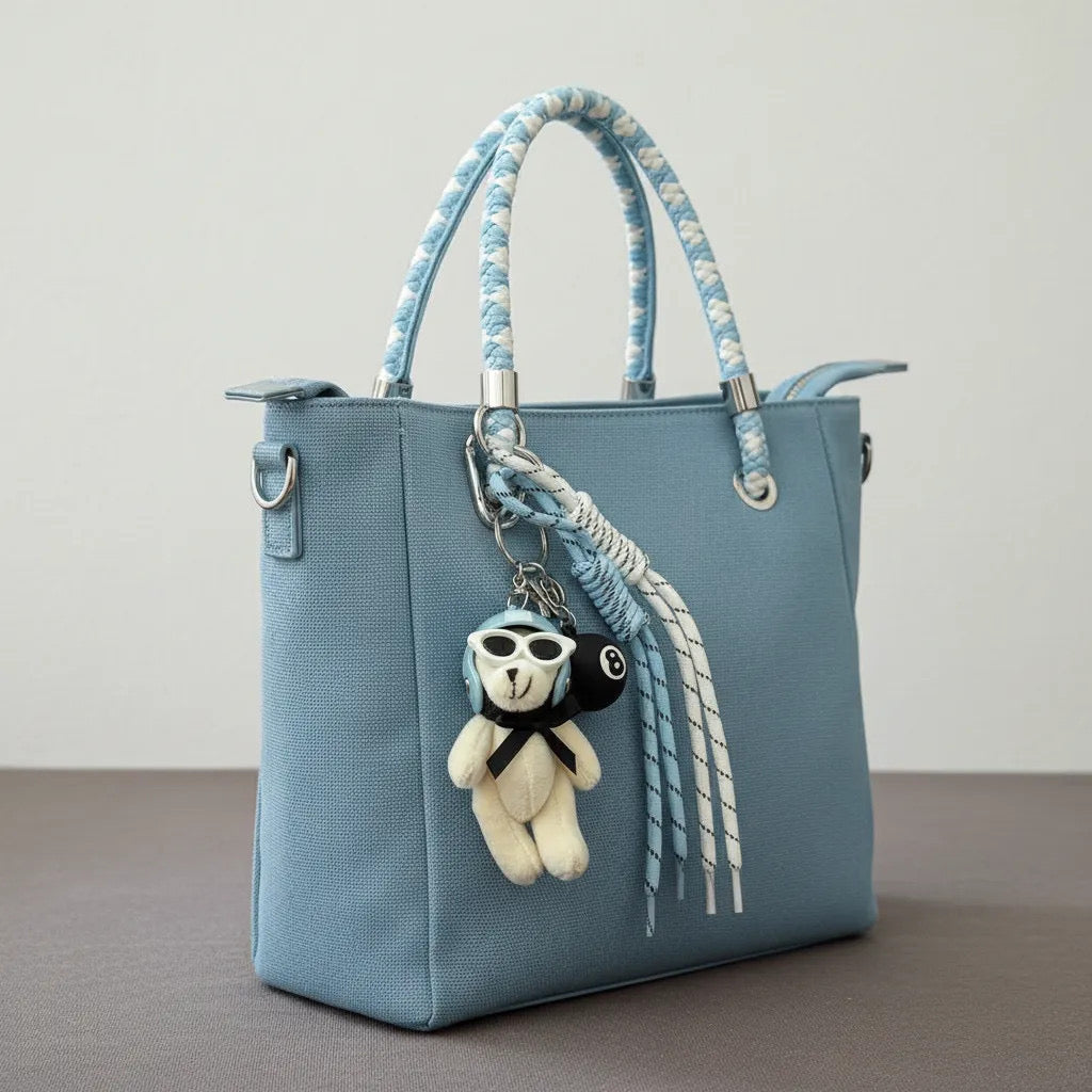 Bag charm Blue Pilot