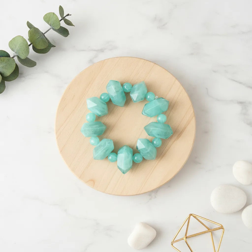 Elastic Beaded Bracelet