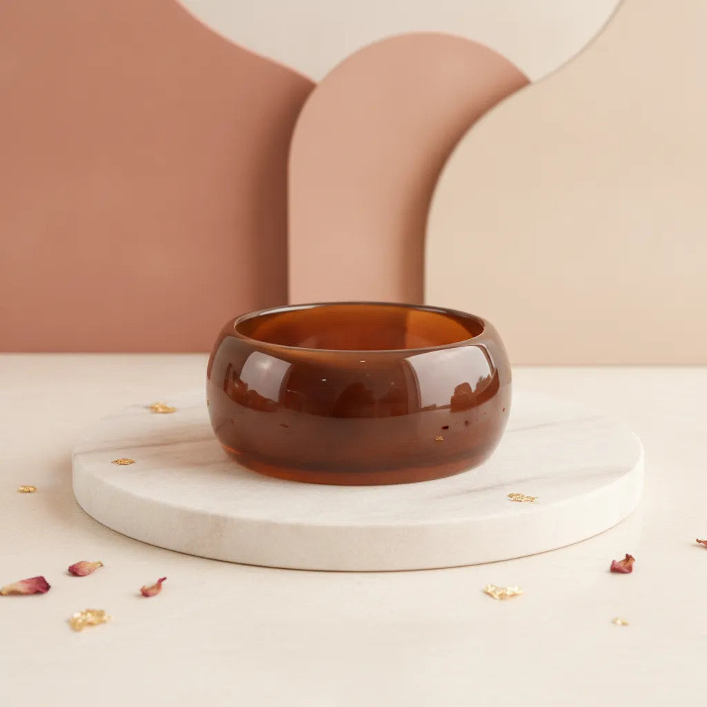 Wide Resin Bangle