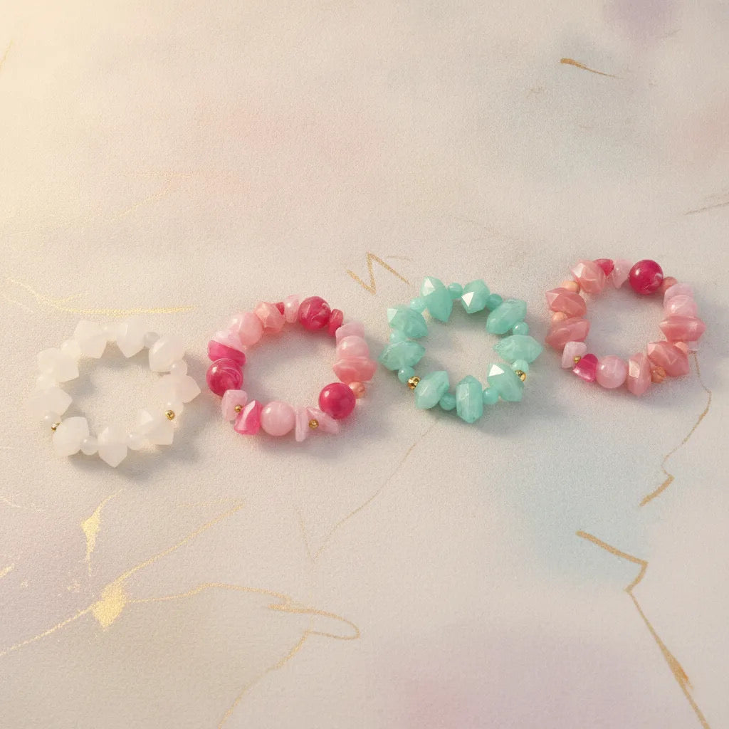 Elastic Beaded Bracelet