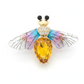 Amber Bee Brooch