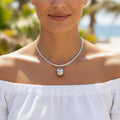 Silver Drop Necklace