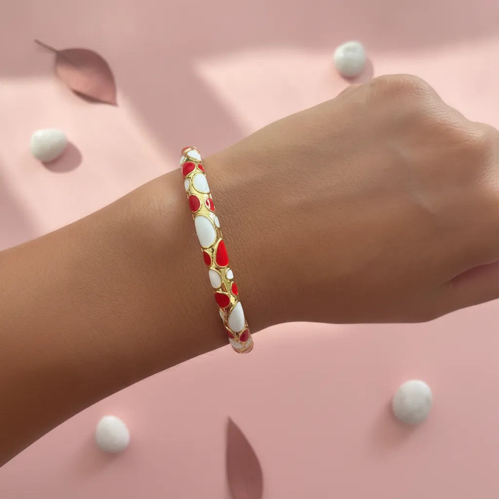 Enamel Wave Bangle