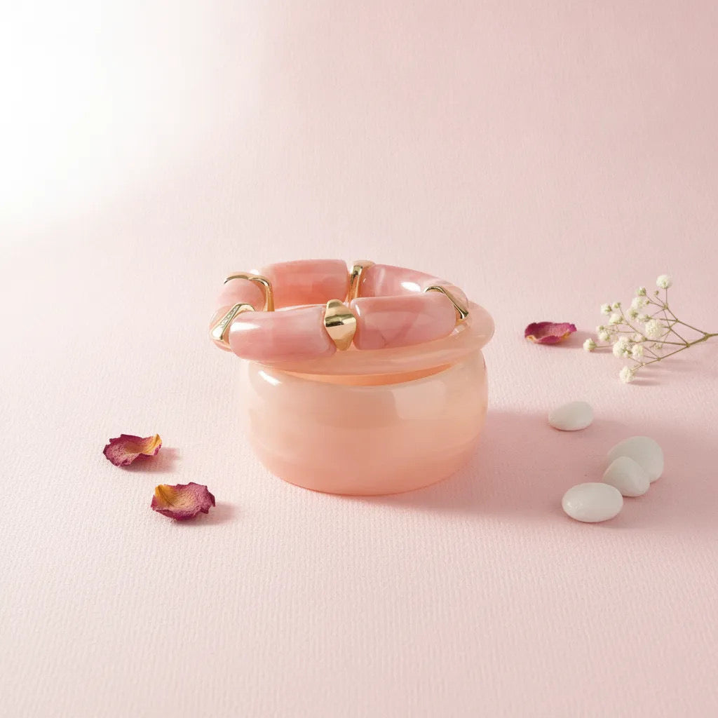 Resin Bangle Stack set