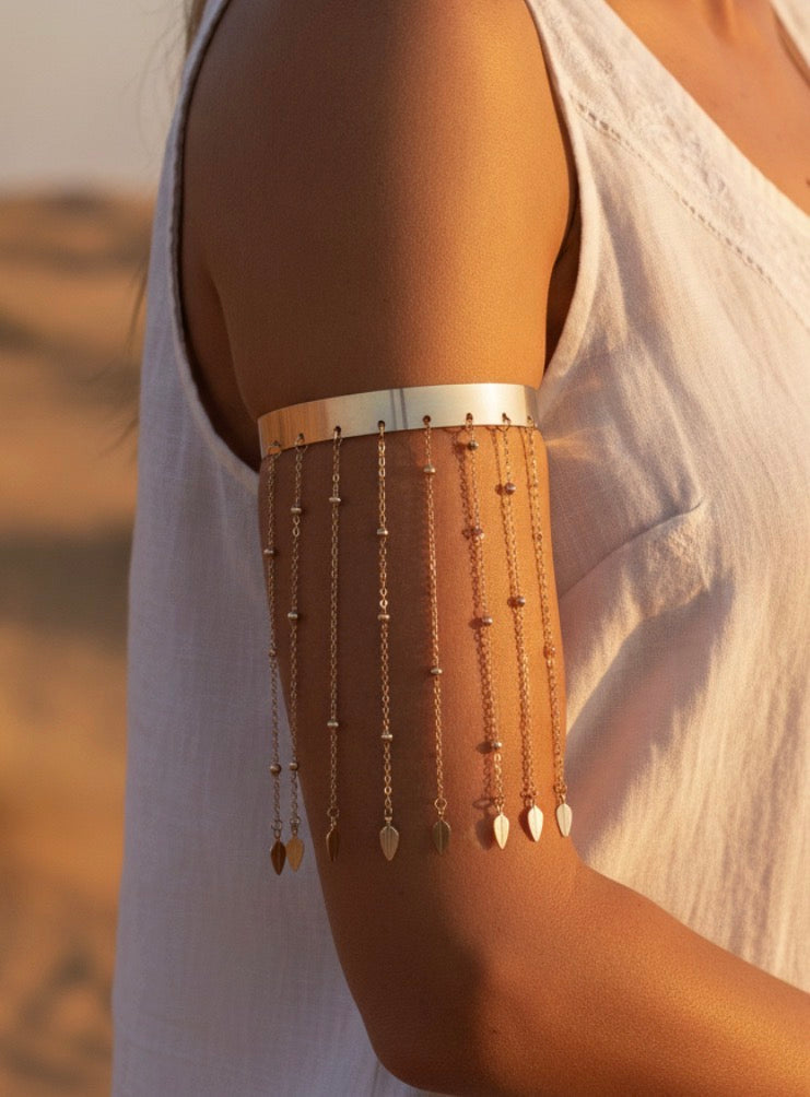 Cascade Chain Arm Cuff