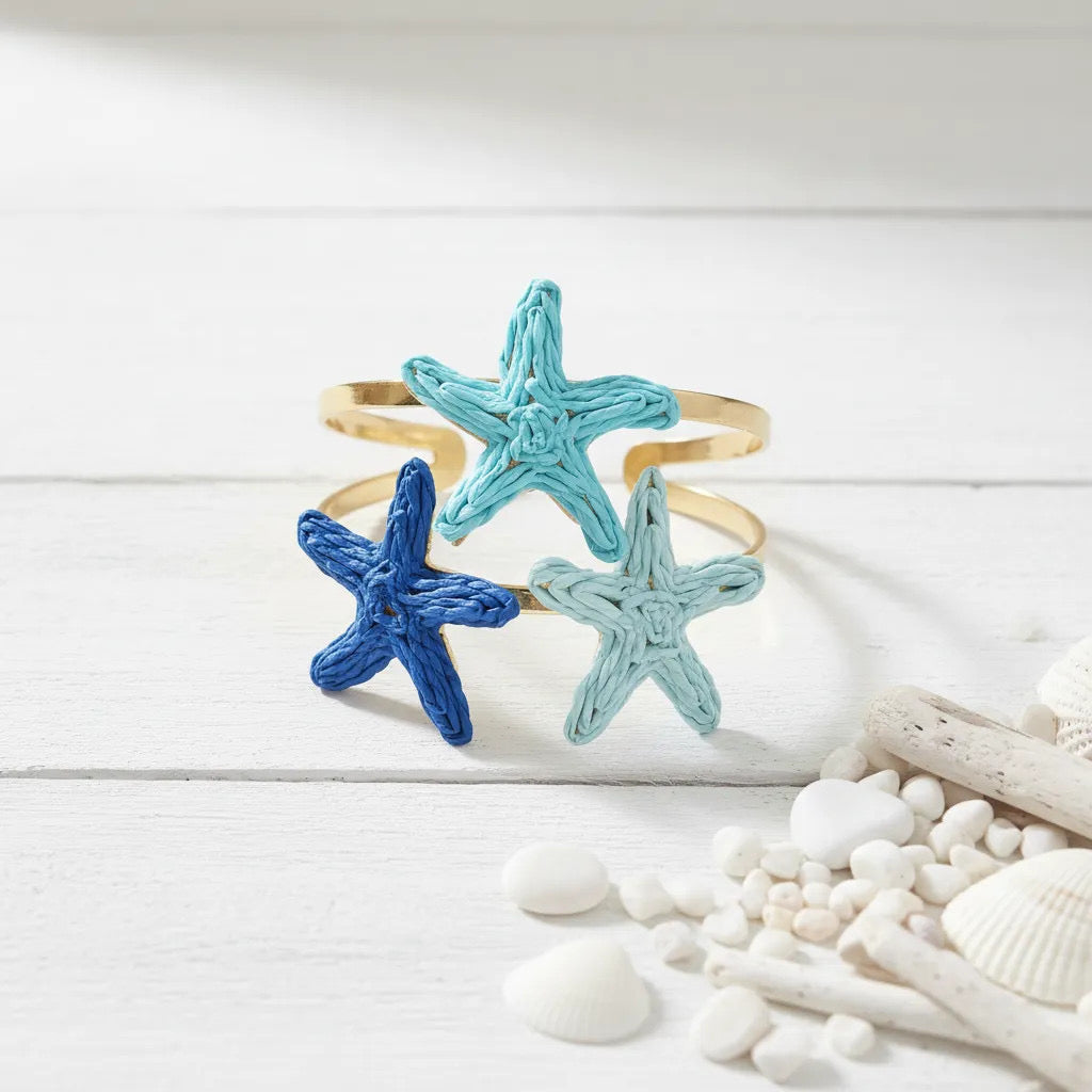 Coastal Starfish Cuff Bracelet