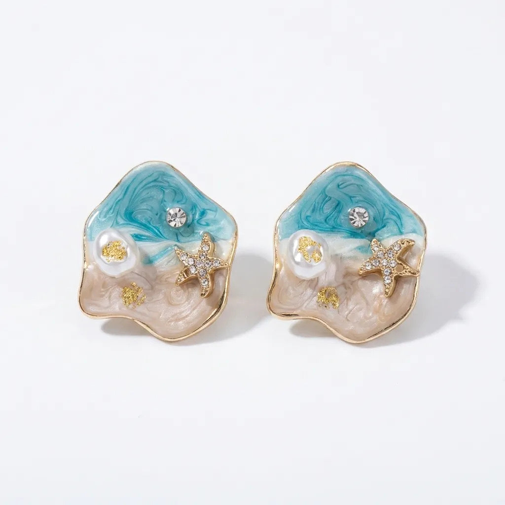 Seaside Story Studs