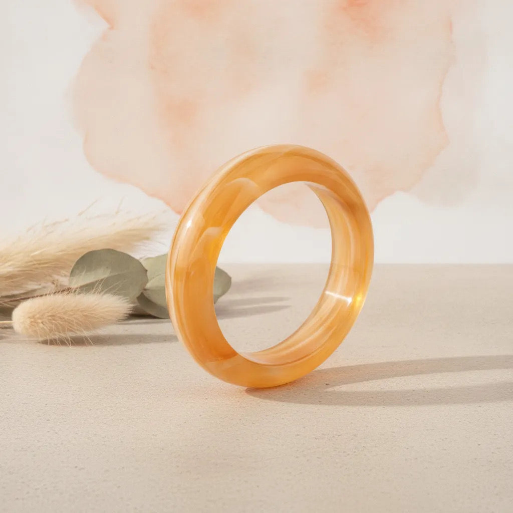 Round Resin Bangle
