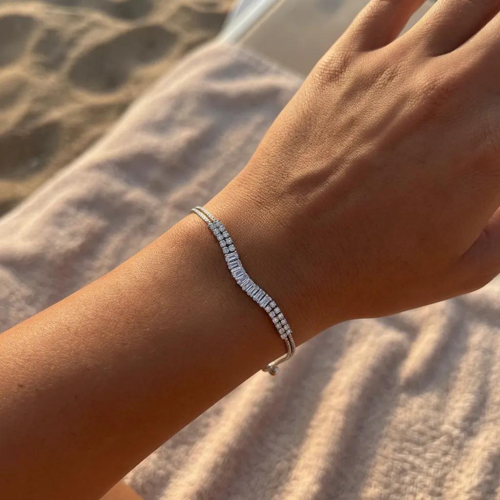 Crystal Line Bracelet