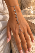 Silver Bell Hand Chain