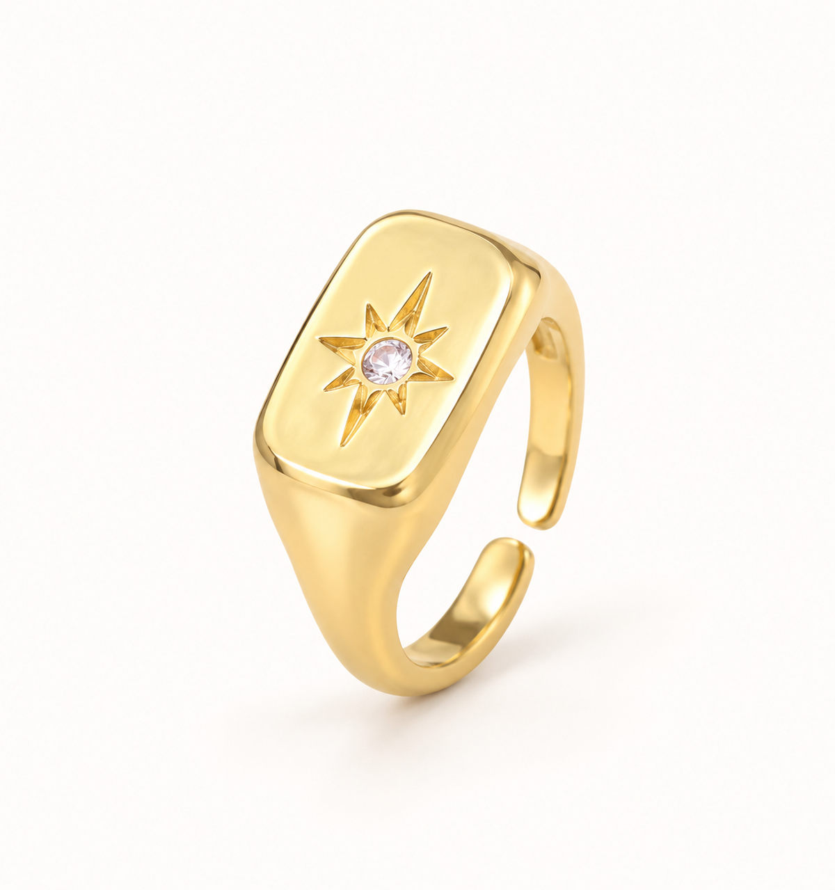Pinky Charm Ring