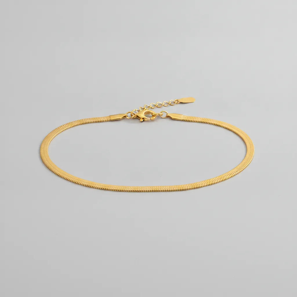 Gold Snake Chain Anklet