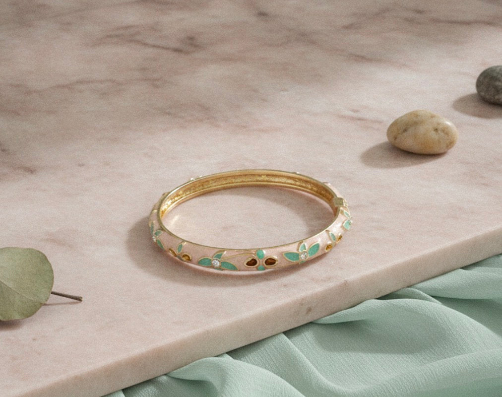 Enamel Wave Bangle