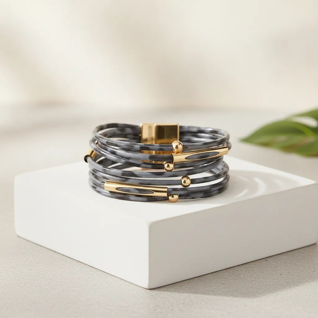 Leopard Magnetic Bracelet