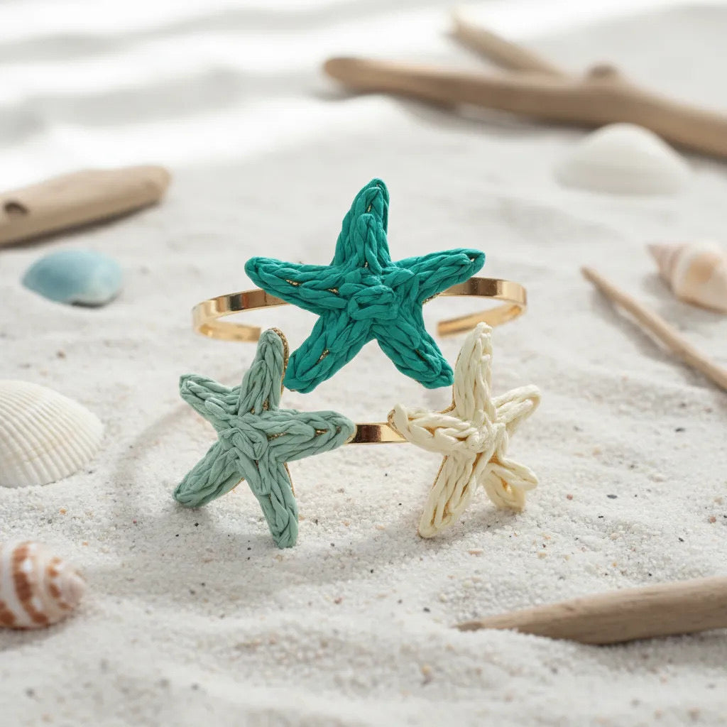 Coastal Starfish Cuff Bracelet