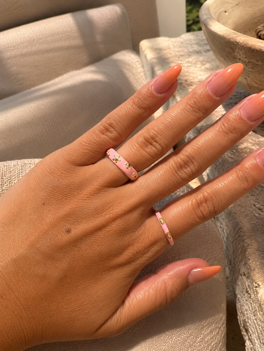 Pink Petal Ring