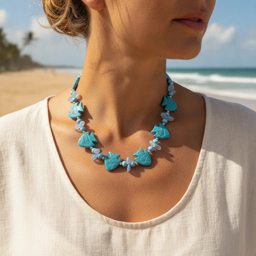 Coastal Fish Necklace