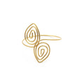 Teardrop Spiral Arm Cuff