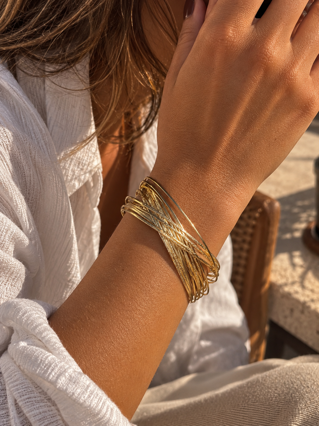 Golden Harmony Bangles