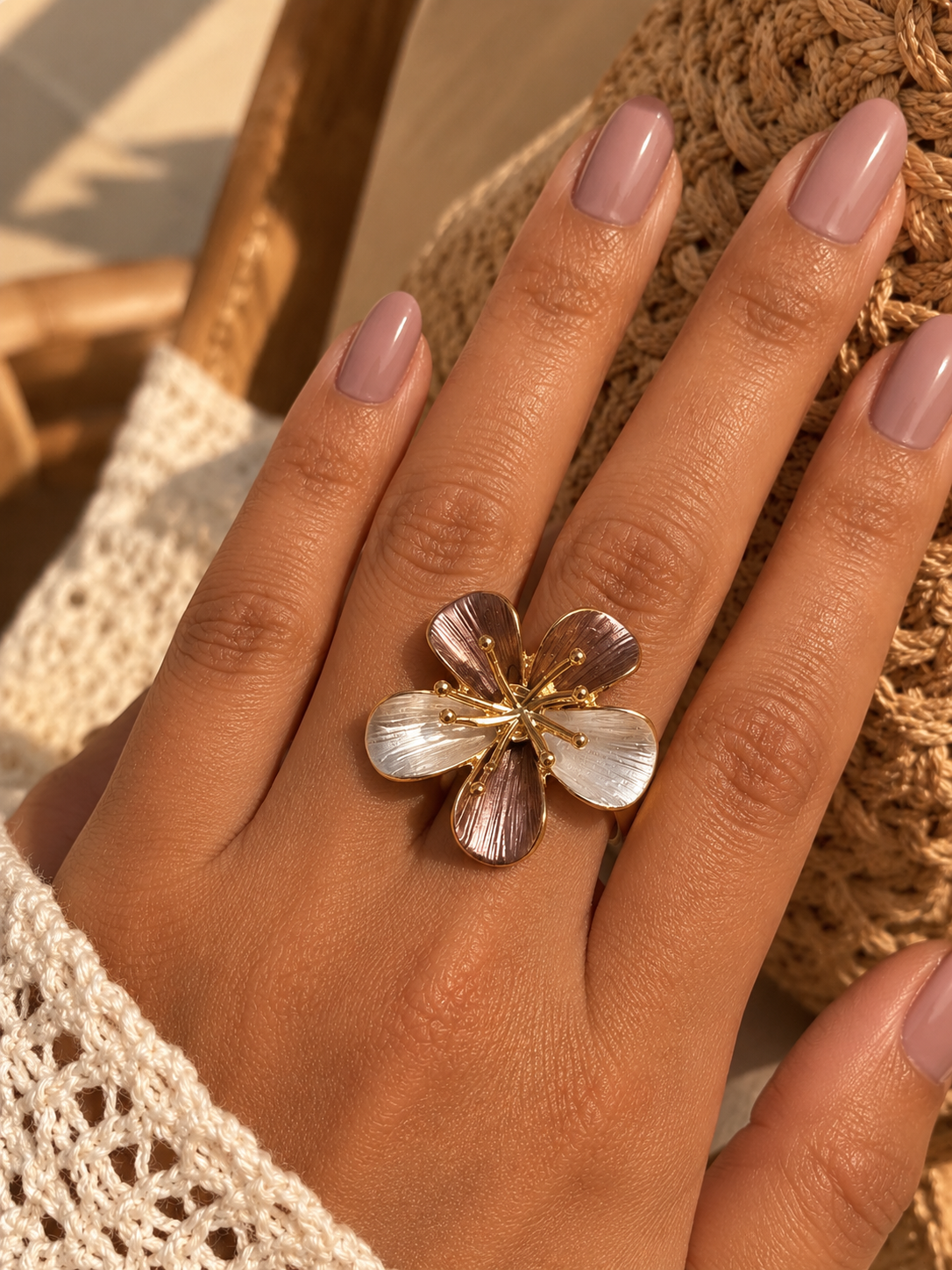 Rosé Petal Ring