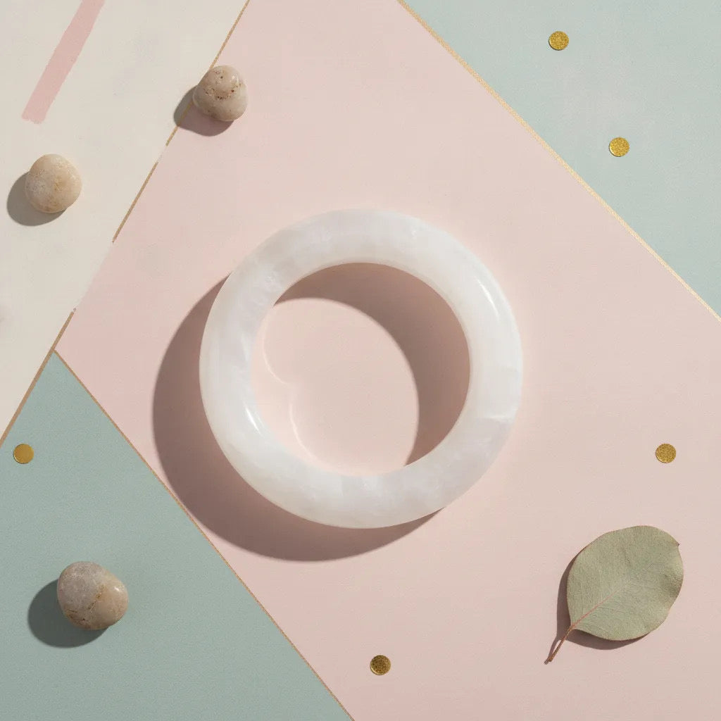 Round Resin Bangle