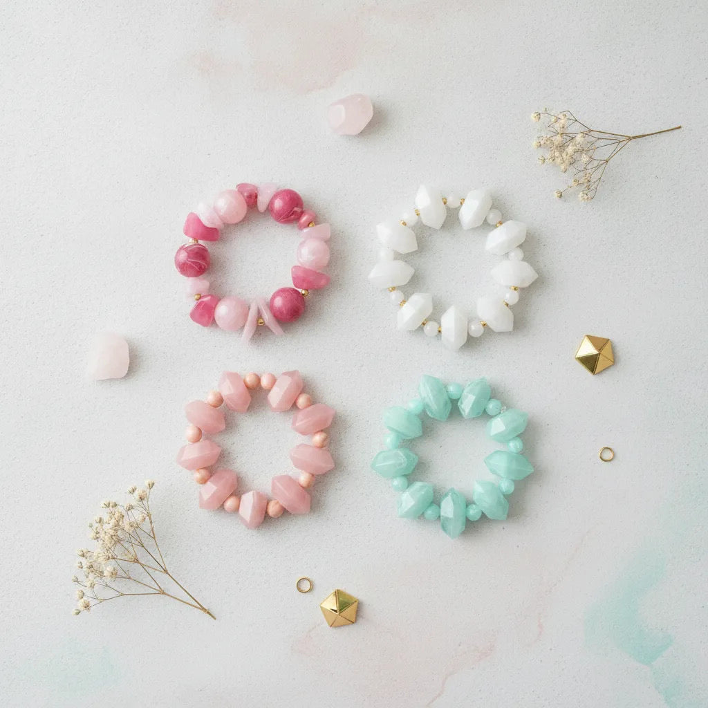 Elastic Beaded Bracelet