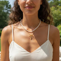 Pearl Bow Necklace