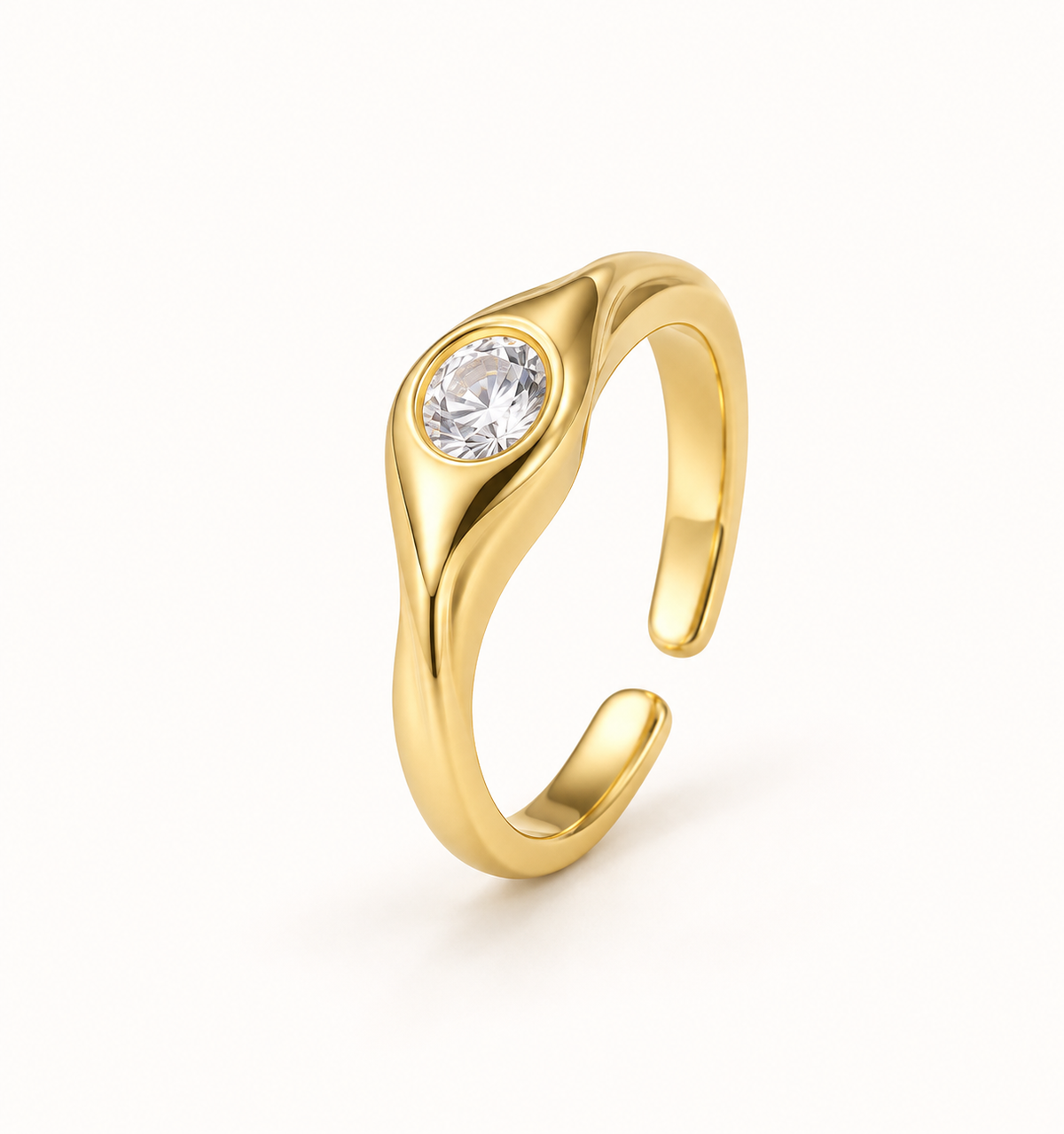 Pinky Charm Ring