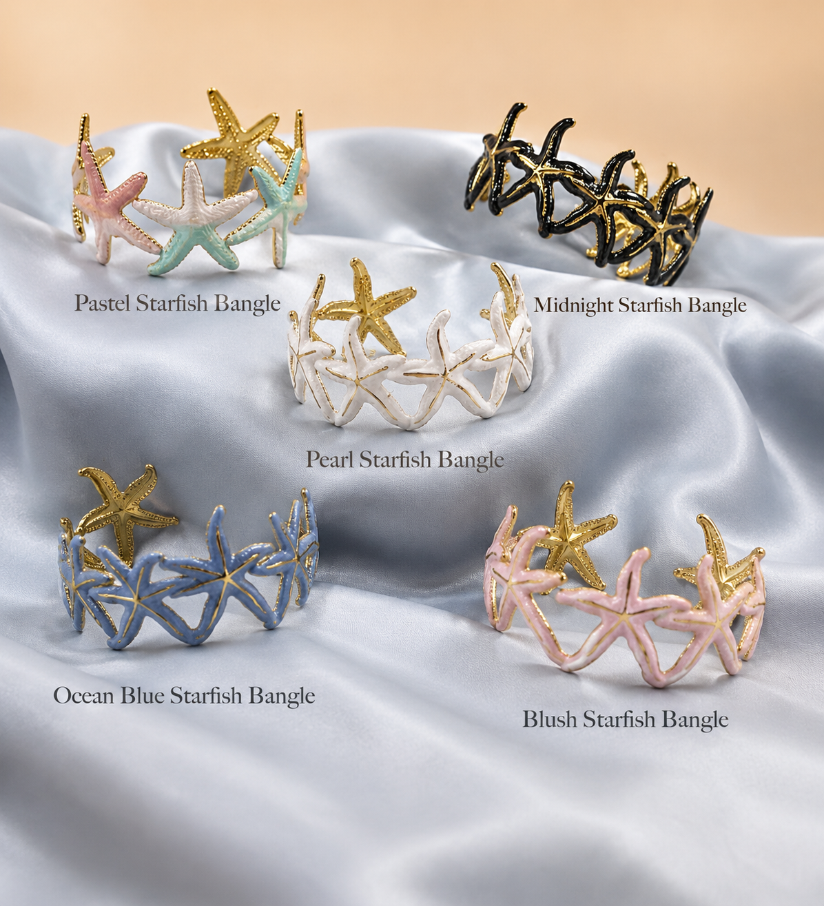 Starfish Colored Cuff