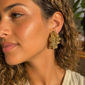 Sunflower Split Earrings