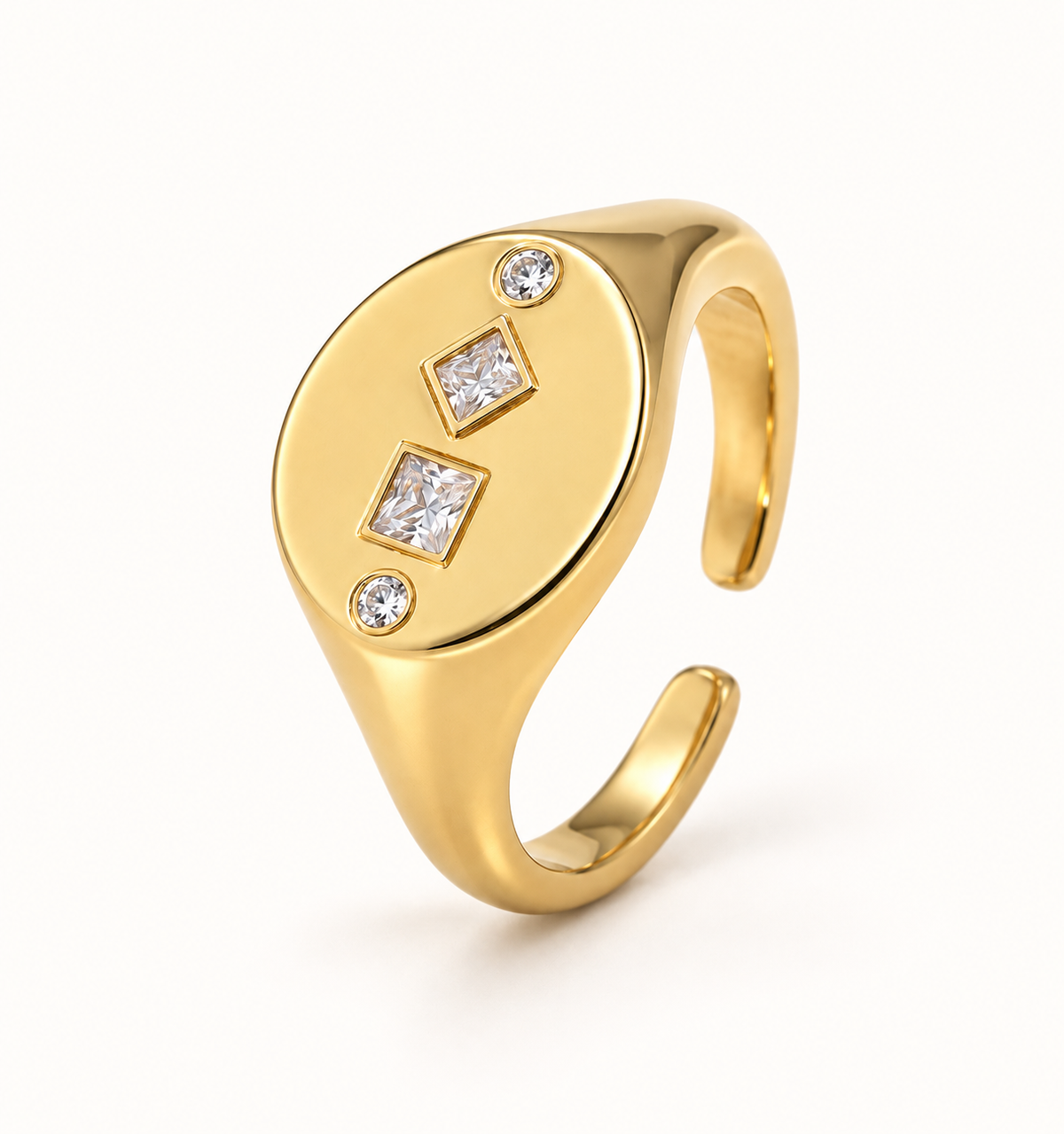 Pinky Charm Ring