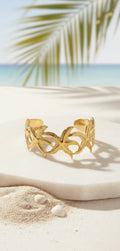 Golden Starfish Cuff
