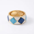 Mosaic Enamel Bangle