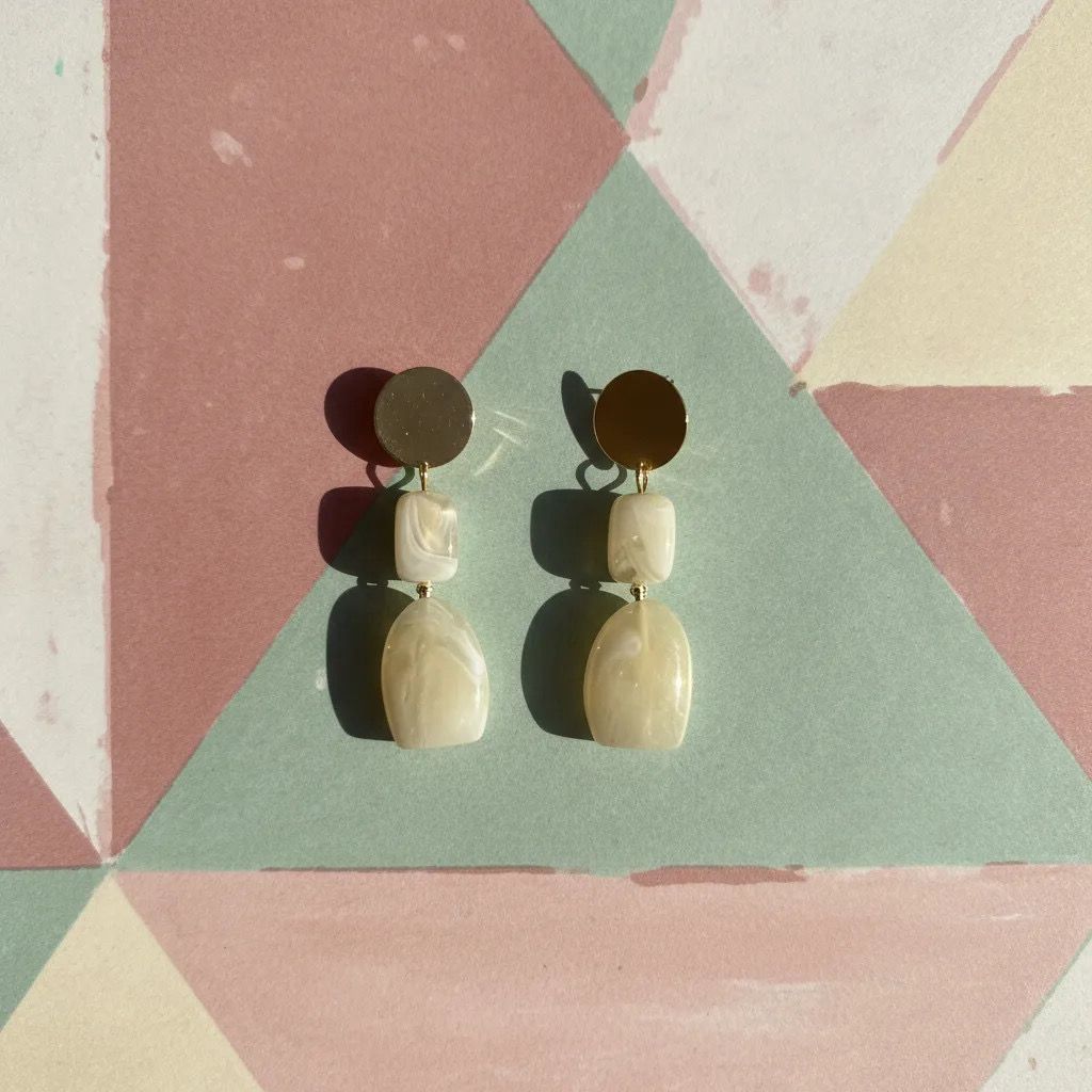 Mosaic Drop Earrings