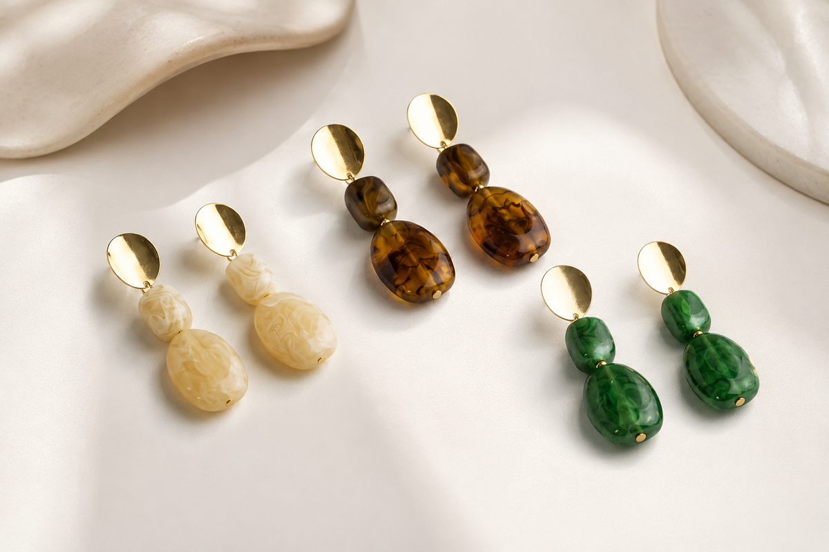Mosaic Drop Earrings
