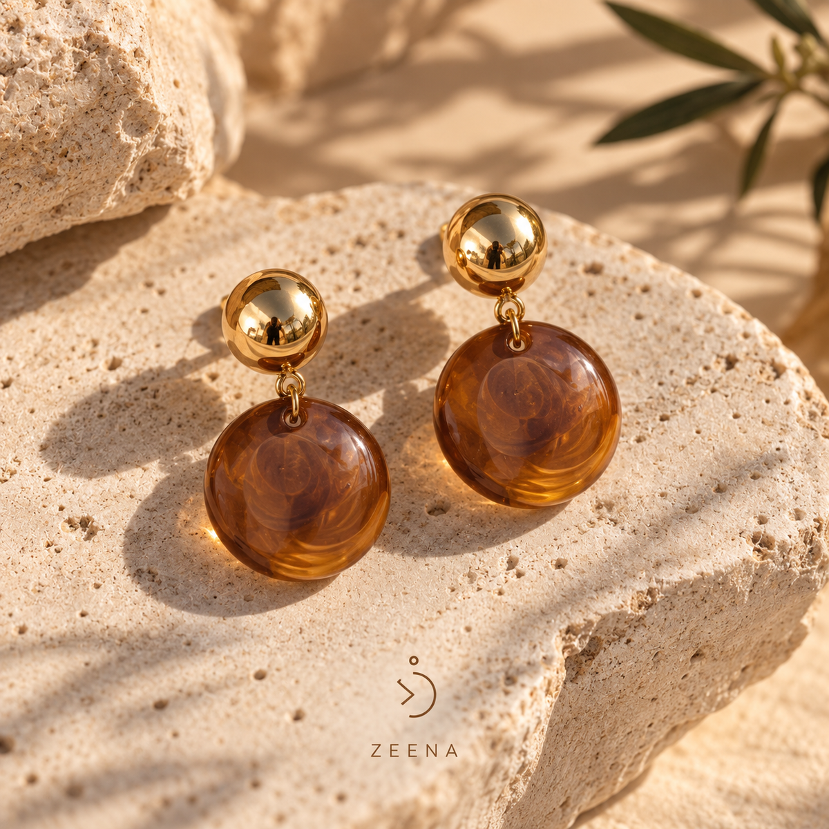 Marble Disco Earrings