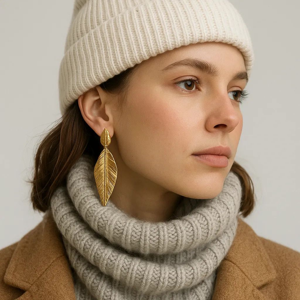 Drop Leaf Earings - 02002
