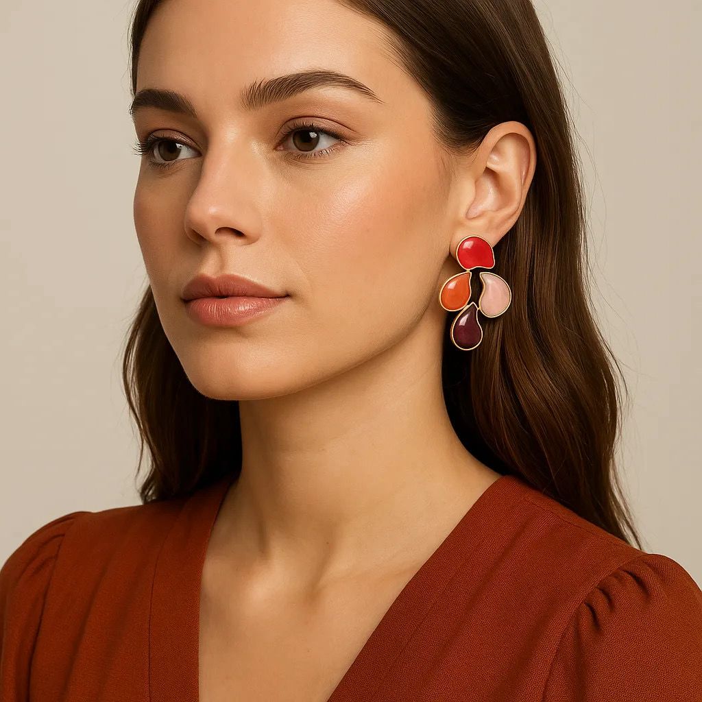 Colorful Earrings - 02005