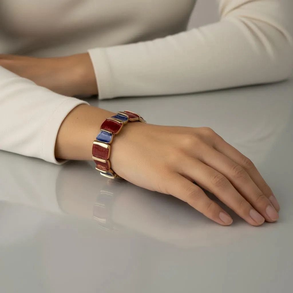 Colored Mosaic Bracelet