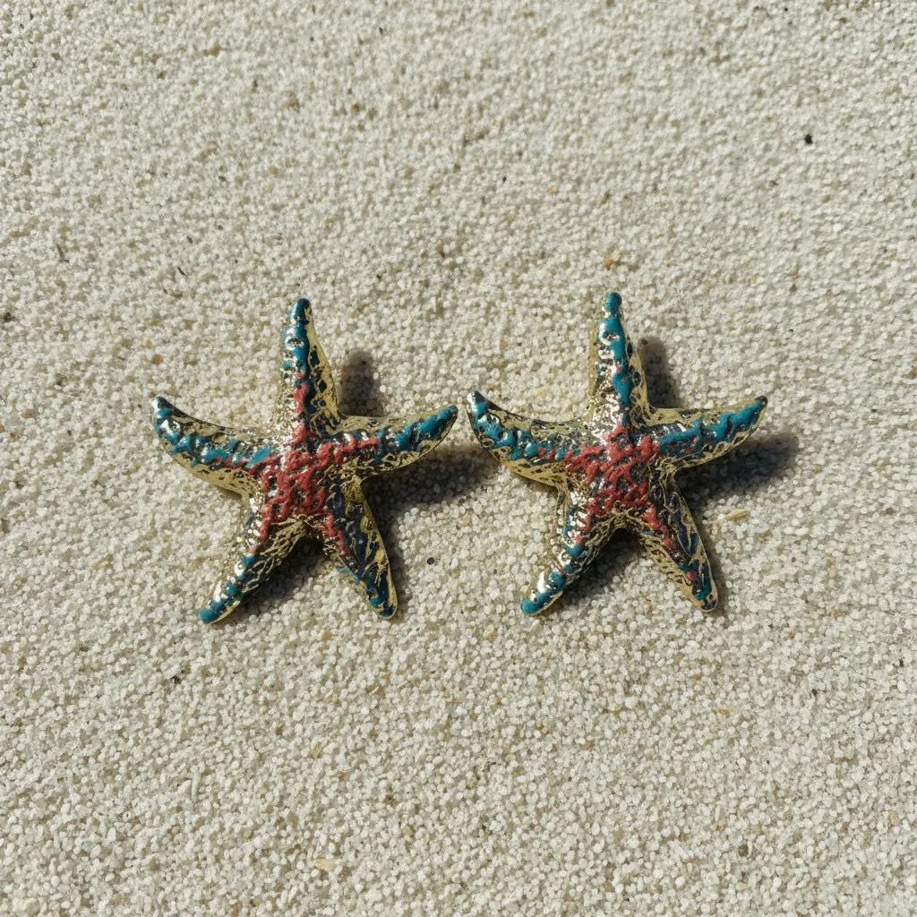 Pastel Starfish Earrings