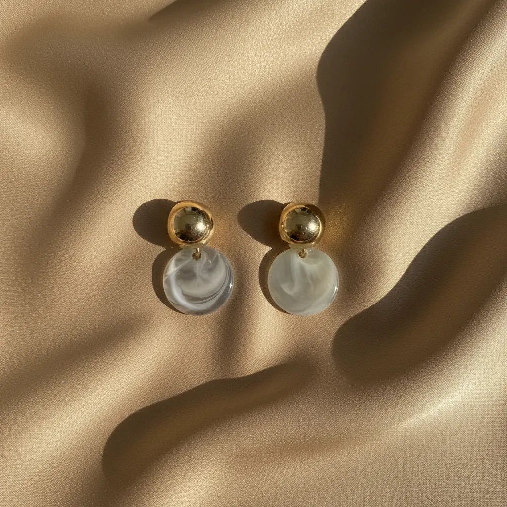 Marble Disco Earrings