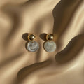 Marble Disco Earrings