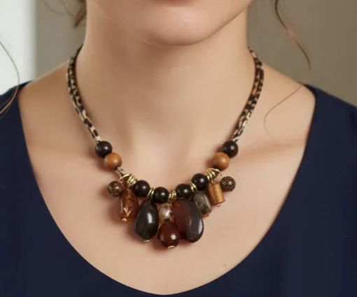 Boho Beaded Necklace
